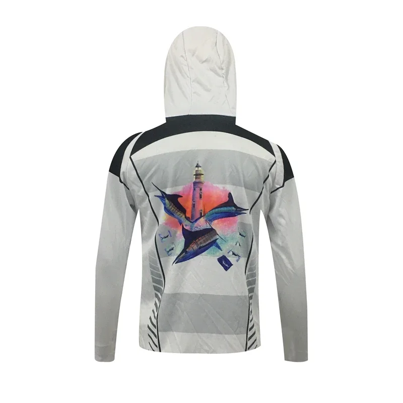 Ropa de pesca de secado rápido antimosquitos para hombre, equipo transpirable de verano para exteriores, protección UV, diseño uniforme largo - imagen 2