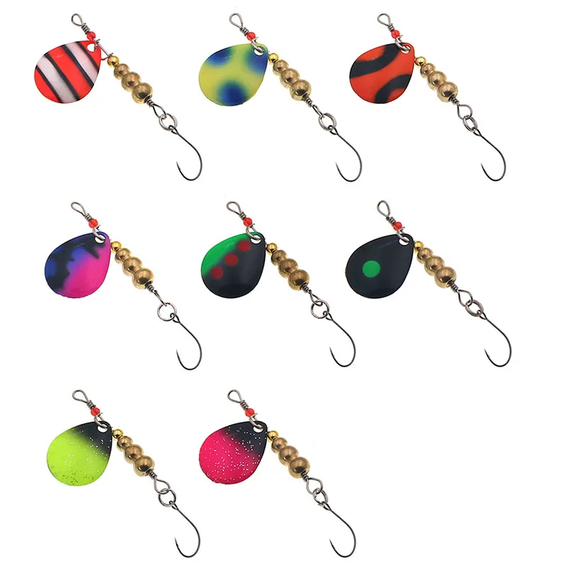 HISTOLURE-señuelo giratorio de Metal ultraligero, cebo giratorio de 4,3g, para pesca, perca, cuchara de trucha, hoja giratoria Artific - imagen 3