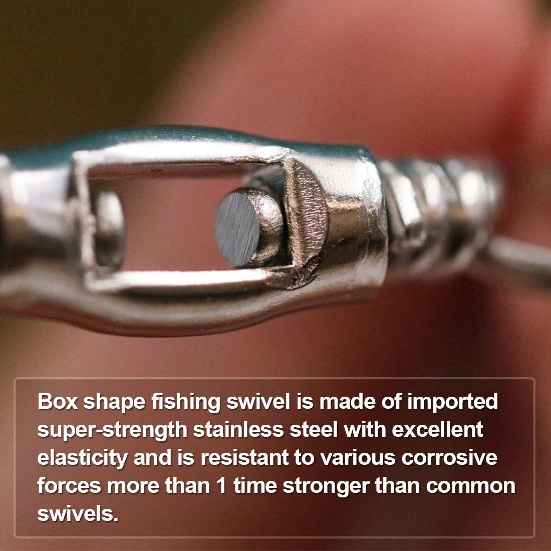 FishTrip 15 Uds. Giratorios de pesca giratorios de acero inoxidable de alta resistencia conector de pesca de agua salada aparejos terminales - imagen 4