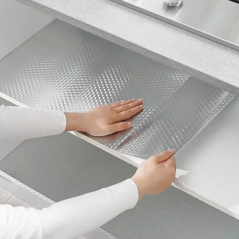 Adhesivo a prueba de aceite para cocina, papel tapiz de contacto de gabinete impermeable, antiincrustante, resistente a altas temperaturas - imagen 3