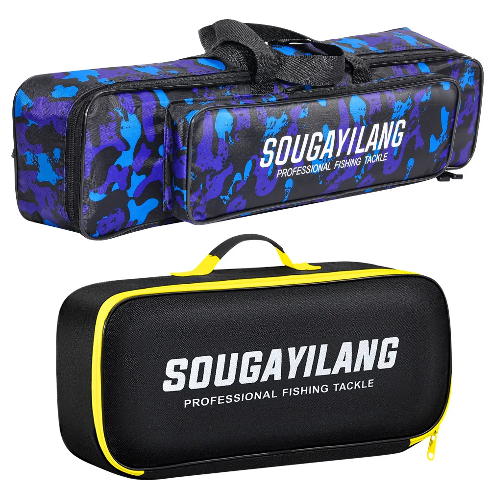 Sougayilang Funda profesional para caña de pescar – Oxford impermeable - imagen 3