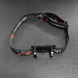 Diadema con clip para linterna LED – Soporte ajustable con hebilla para pesca
