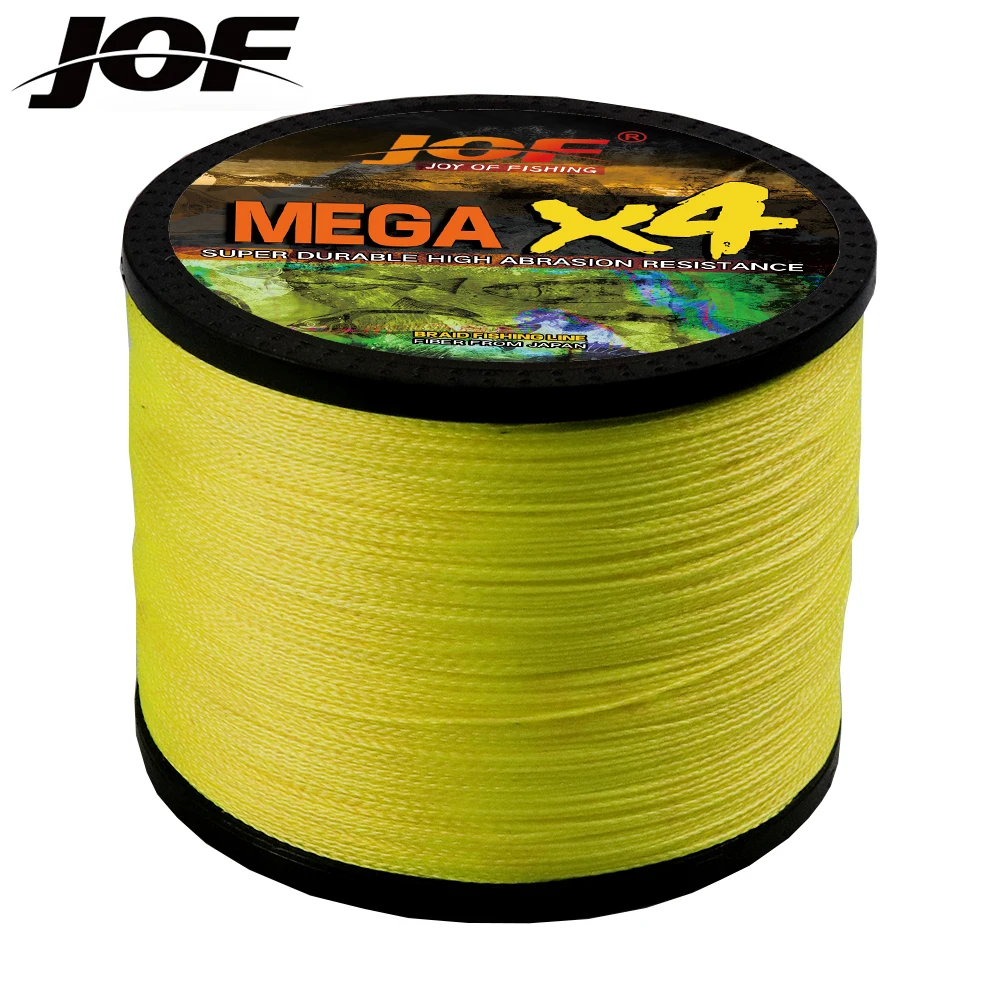 JOF-sedal de pesca SUPER PE, 1000M, 500M, 300M, 8 hebras, 4 hebras trenzadas, multifilamento, 18 -80lb - imagen 4