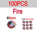 5mm 100pcs Fire