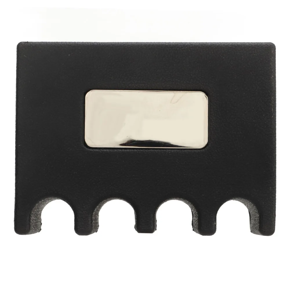 Soporte portatacos negro para mesa de billar – 4 orificios con goma - imagen 4