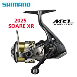 Carrrete giratorio Shimano Soare XR ligero para señuelos