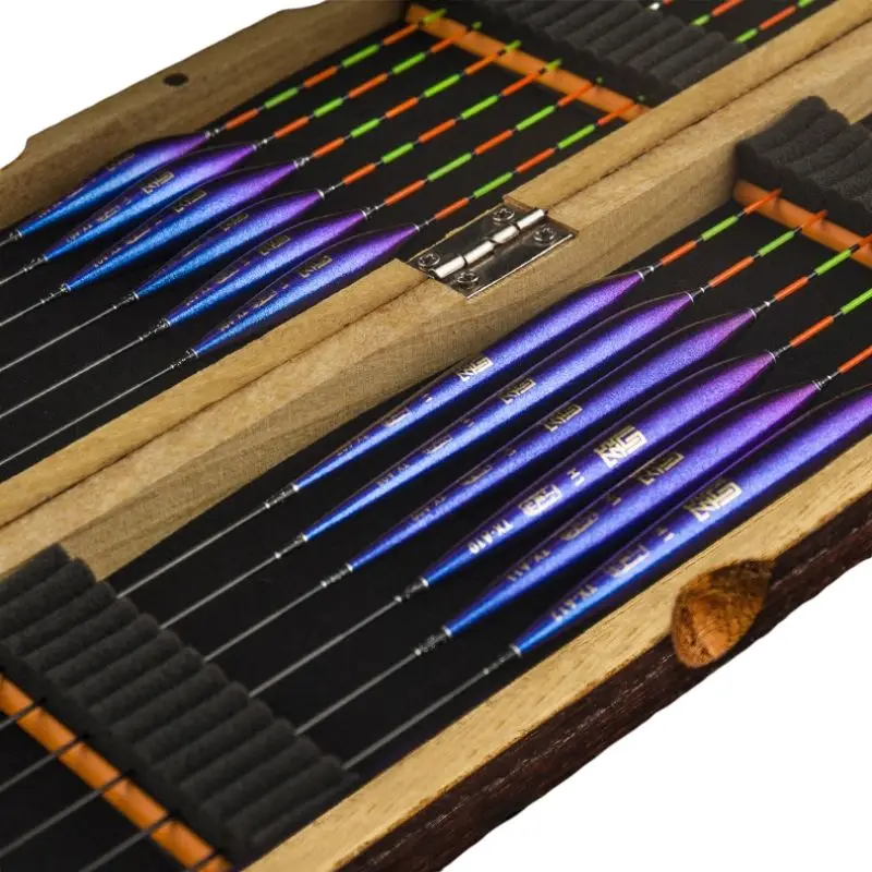 Boya de pesca con caja, flotador Vertical de alta sensibilidad para todas las aguas, carpa cruciana - imagen 3