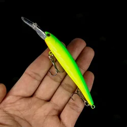 Walleye señuelo de pesca de curricán profundo, Wobbler Bandit, 12,5 cm, 11g, flotante, Crankbait, Minnow, Bass Pike Bait, profundidad 3-8M, aparejos de pesca