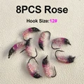 Tamaño 12, 8 piezas, rosa