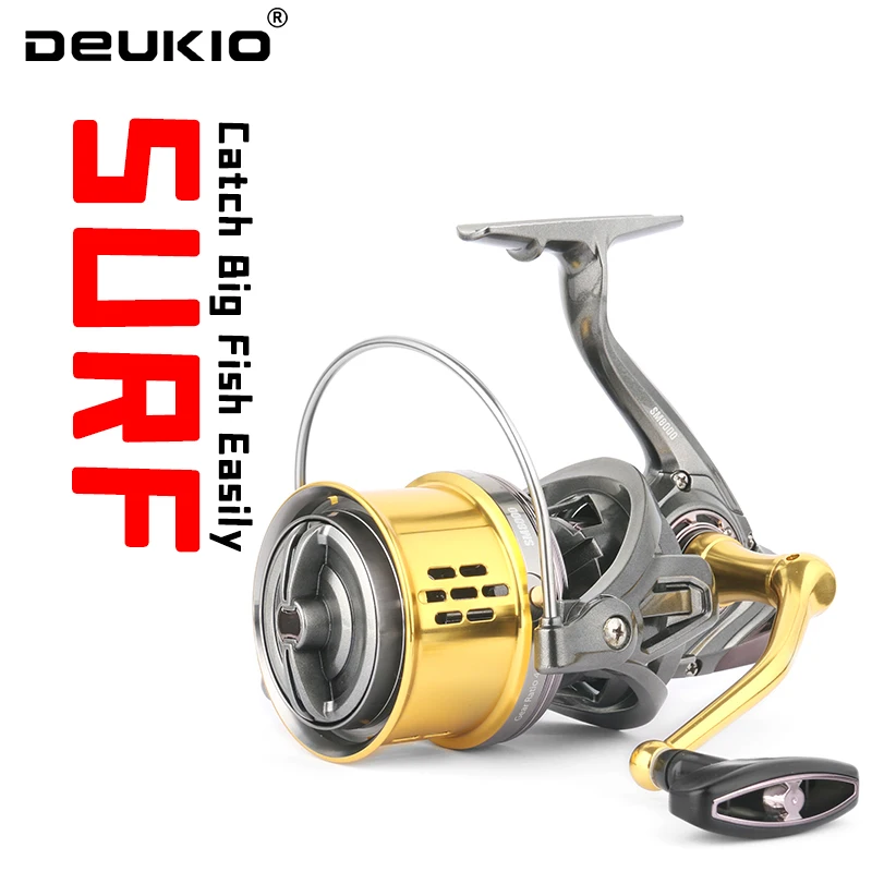 Carrete Spinning DEUKIO Serie 8000-12000 – Freno 20kg - imagen 4