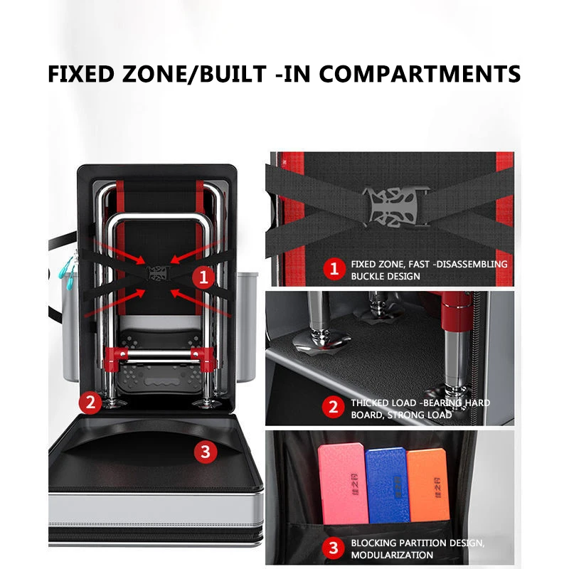 Lona impermeable engrosada de PVC, bolsa de caña de pescar con mosca, mochila de pesca seca, 30l - imagen 4