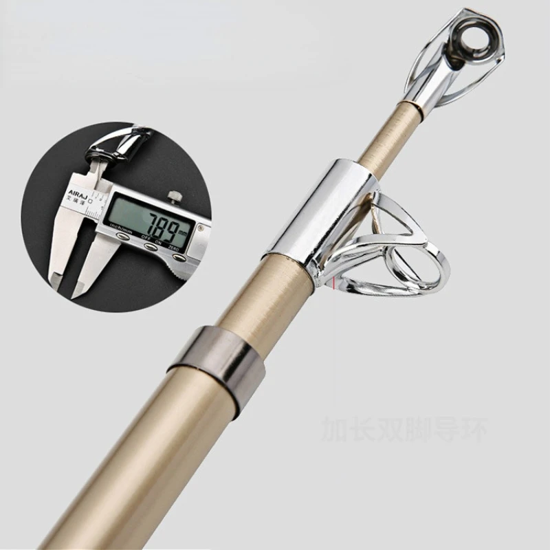 Caña de pescar telescópica ultraligera, caña de pescar telescópica de carbono Ultra duro, caña de roca, caña de mar, distancia de lanzamiento, Olta - imagen 5