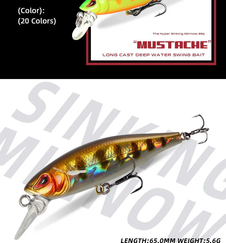 Un señuelo de pesca que se llama bigote