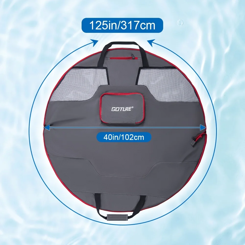 Goture Bolsa de pesca organizadora transpirable plegable Oxford