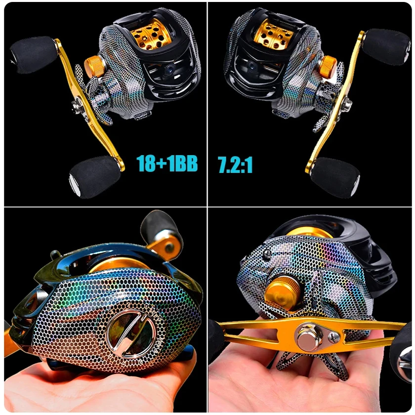 Pflueger Seasir: Carrete Baitcasting Jigging Carbono 7,2:1 - imagen 5