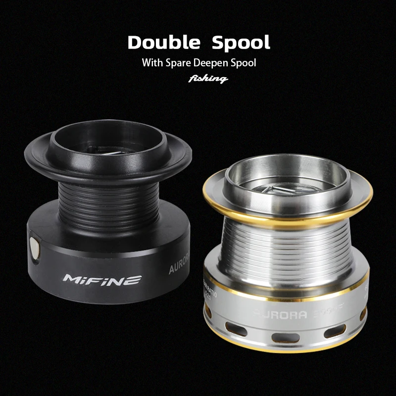 Carrete de pesca potente, carrete giratorio 5,2: 1/4.7:1, carrete de repuesto, agua salada, agua dulce, pesca de carpa, 7 + 1BB - imagen 4