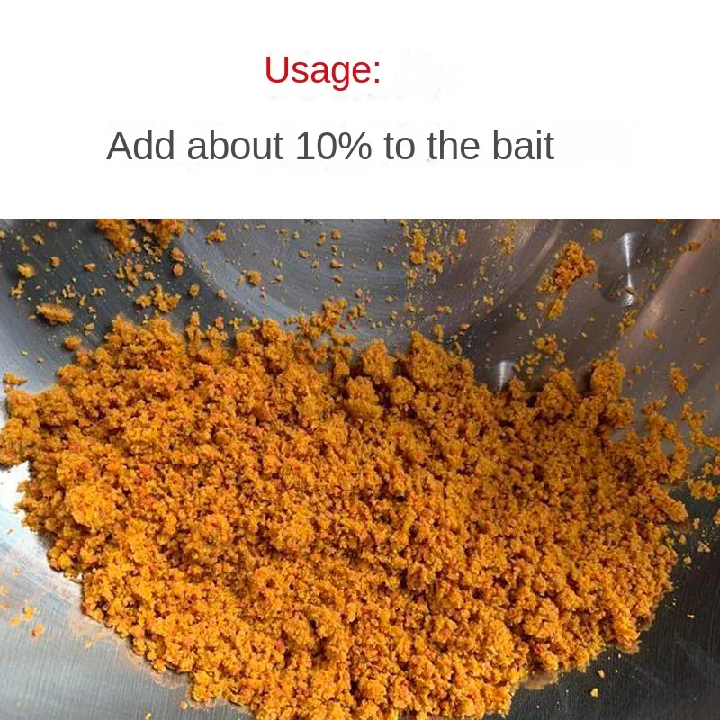 Cebo vivo de sabor Natural de 500g, pupa de gusano de seda en polvo para pesca de carpa, cebos con olor a pescado, equipo alimentador, fragancia aditiva - imagen 5