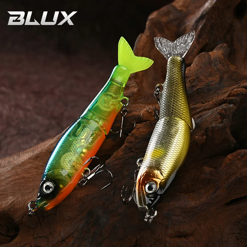 BLUX JACK CLAW 70F 70mm 4,2g flotante lento articulado Swimbait Minnow Wobbler señuelo de pesca cebo duro Artificial para Lucio trucha - imagen 3