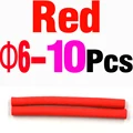 6 mm 10 piezas rojo