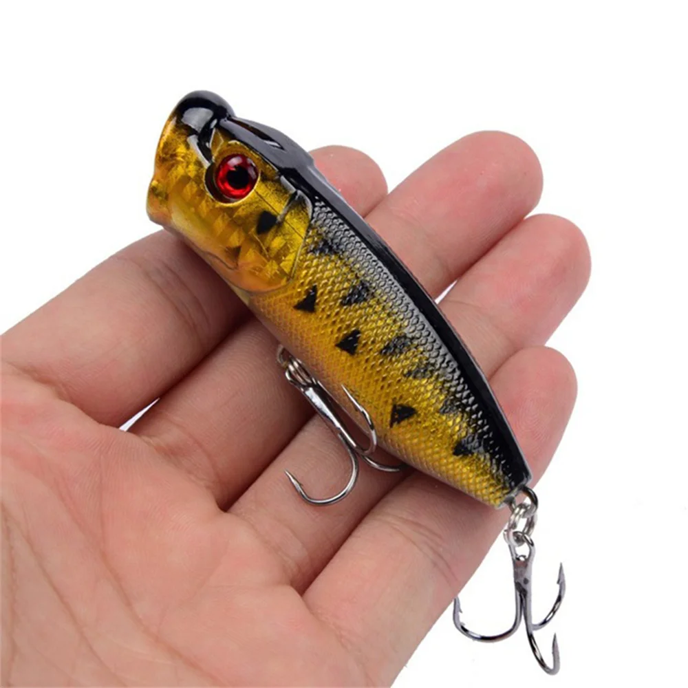 Señuelo popper topwater duro - Wobbler artificial para pesca - imagen 5