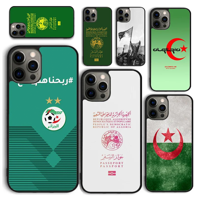 Funda iPhone bandera argelina – Protección universal para todos modelos