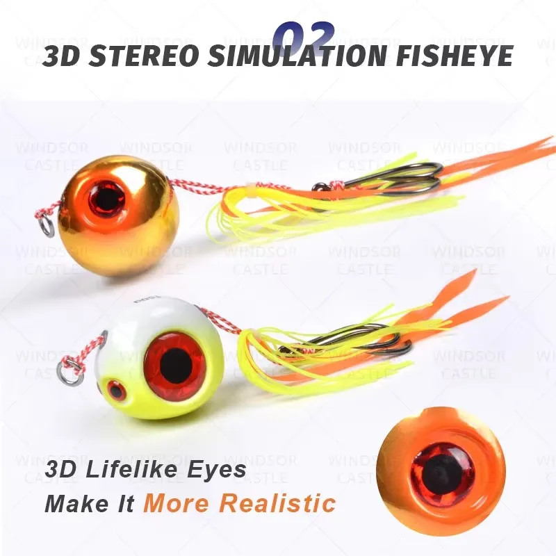 5 uds 60g 80g 100g BKK Tai faldas de goma ganchos Tenya Inchiku Jig señuelo Set pargo deslizante Kabura Sea-bream Jig Head pesca - imagen 3