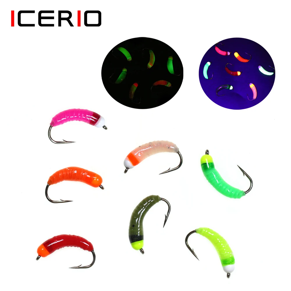 Deslumbrantes lombrices para aventuras de pesca nocturna