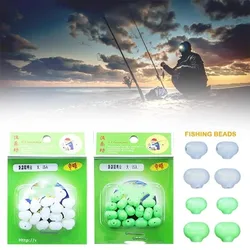 Conector de cuentas de pesca transparentes, conector ovalado de doble orificio cruzado de 3 vías, aparejo de cuentas cruzadas transparentes, 15 Uds.