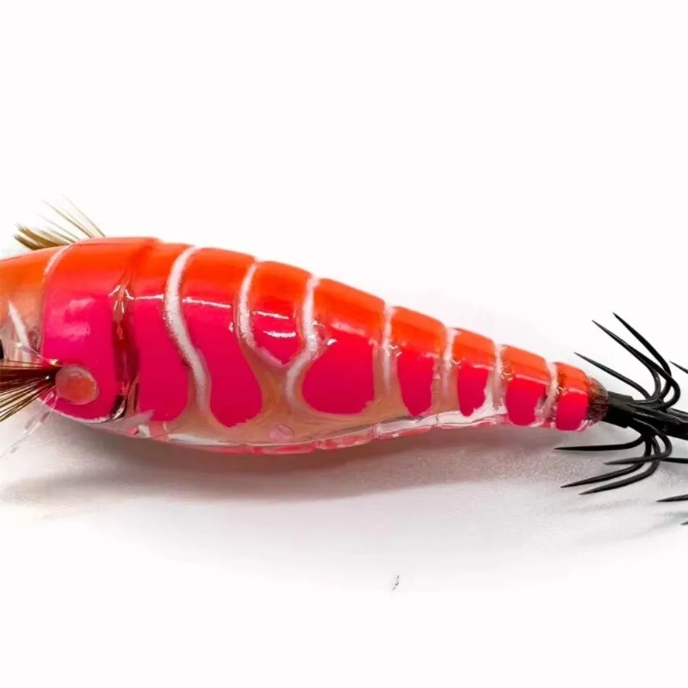 Plantilla luminosa de 75mm/6g, señuelo de pesca con característica luminosa de alta visibilidad, Material de madera, anzuelo japonés, señuelo de Jigging Vertical - imagen 3