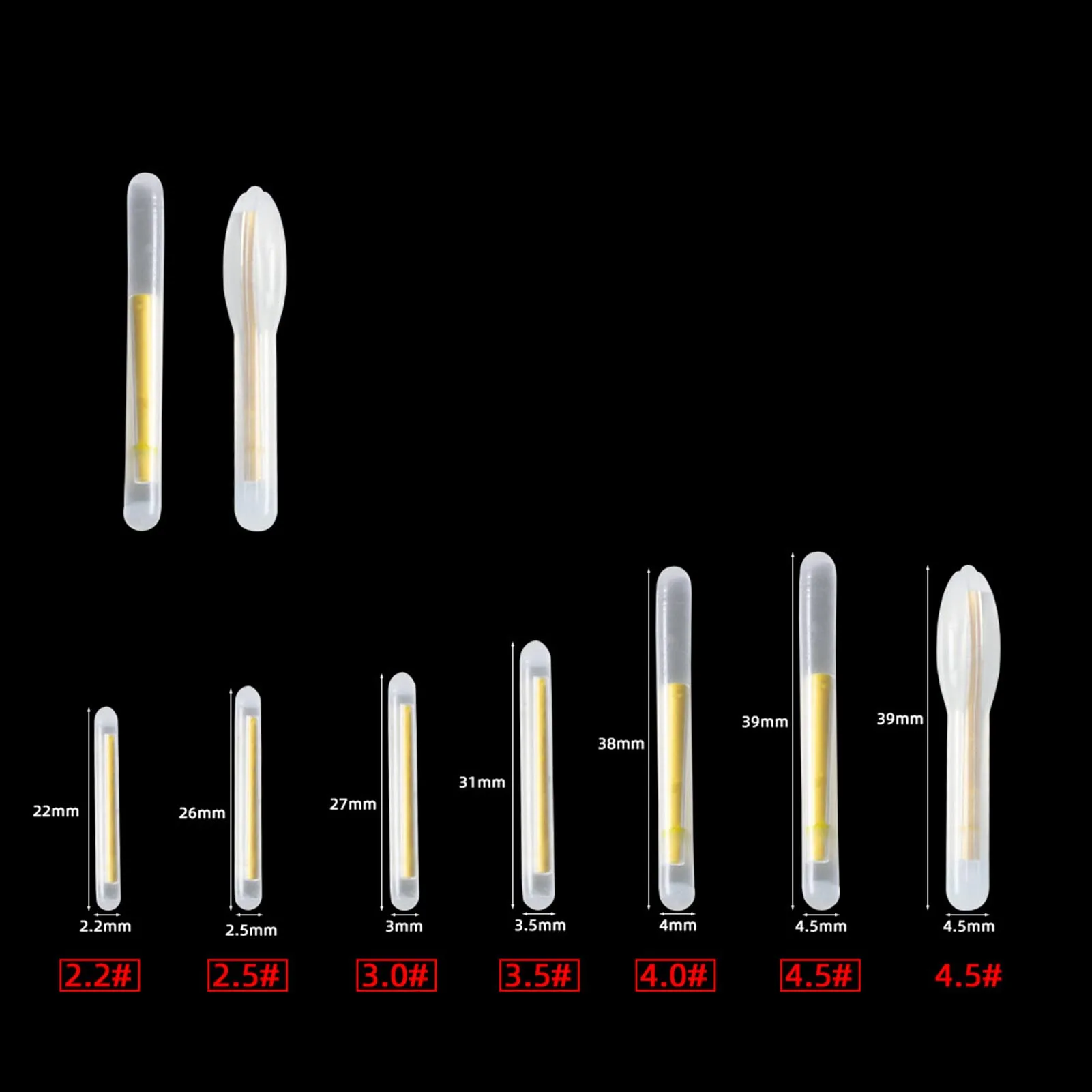 Barra de luz fluorescente para pesca, barra de luz fluorescente de 20 piezas, con brillo oscuro, útil - imagen 5
