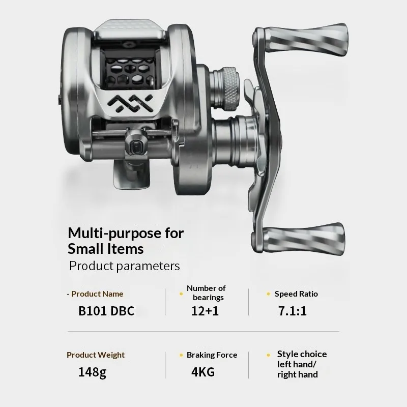 Carrete Longze B101 AIR/DC CNC con freno electrónico - imagen 2