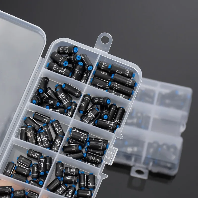 50/100 piezas escala mesa de plomo pesca plomo cuero escala plomo accesorios de equipo de pesca al por mayor