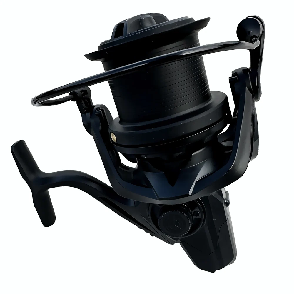 Carrete de Metal ultrasuave serie 8000-14000, carrete de pesca Baitcasting de gran capacidad, relación de engranaje 4,8:1 para agua dulce y salada - imagen 5