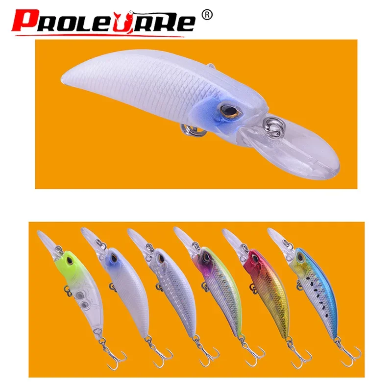 Señuelo de Pesca de pececillo que se hunde, cebo Artificial duro láser, ojos 3D, 65mm, 5,2g, Wobblers de Pesca, lubina, Crankbait, Minnows, 1 ud. - imagen 3