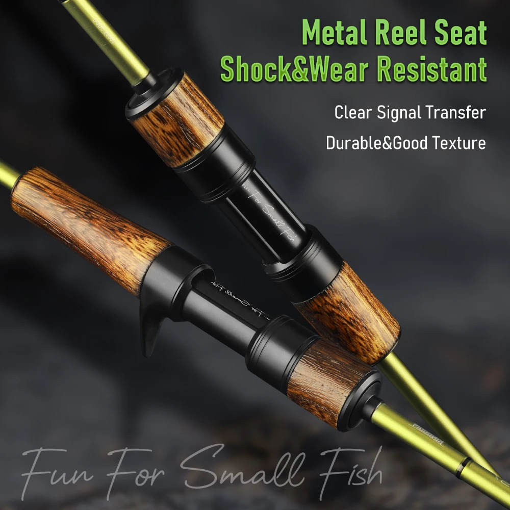 Kingdom StreamKing S7 actualización caña de pescar Fuji O Ring fibra de carbono 72g ultraligera 2 secciones UL L Power Spinning Casting Rod - imagen 4