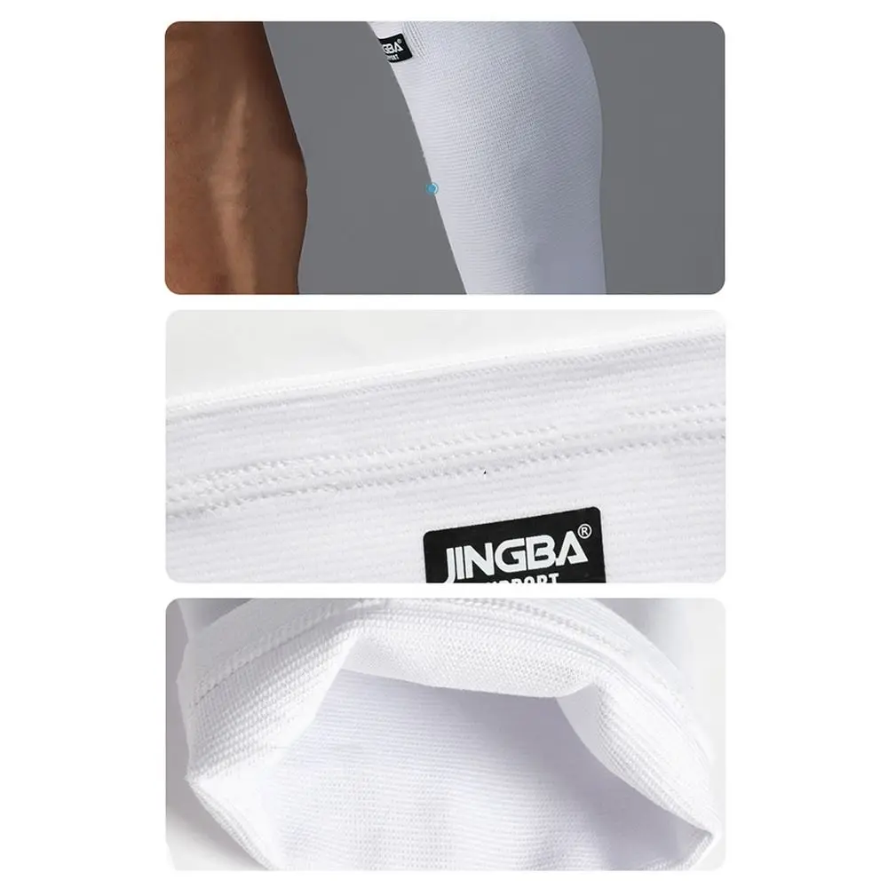 Soporte de pantorrilla blanco para hombres y mujeres, Protector de pantorrilla deportivo elástico para aliviar el dolor, férula de Espinilla de amortiguación transpirable y Protector de pantorrilla, nuevo - imagen 3