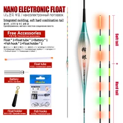 Kit boya eléctrica Nano compuesta – Flotador luminoso y accesorios