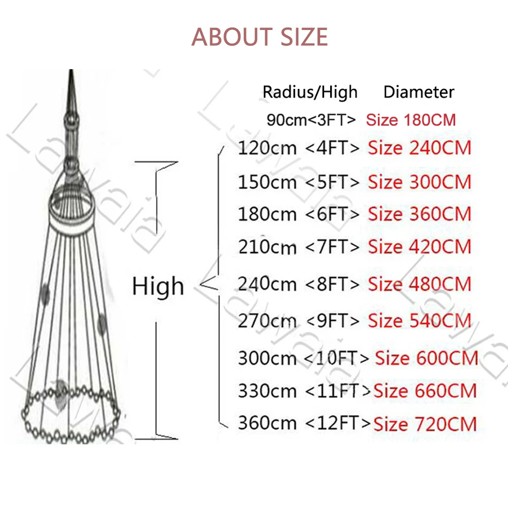 Lawaia red de fundición a mano de 2,4 m-7,2 m de diámetro, red de pesca colgante de hierro, red de pesca de estilo americano, redes de fundición, herramientas para peces - imagen 5