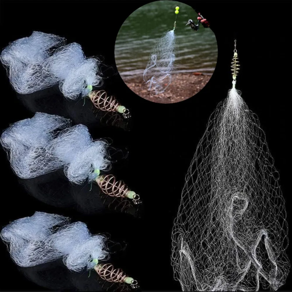 Trampa de red luminosa con cuentas – Malla de pesca para mar