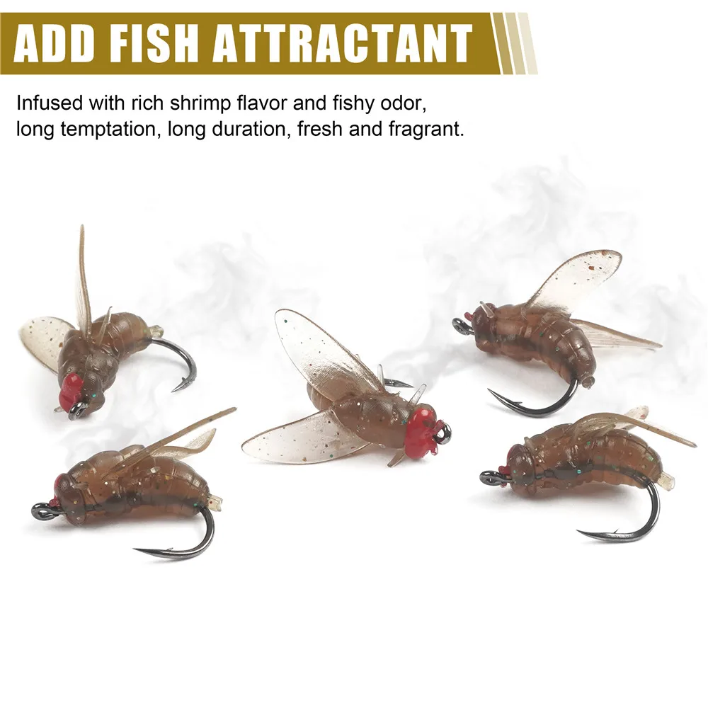 Kit mosca biónica para trucha lubina – Señuelos secos, swimbaits - imagen 4