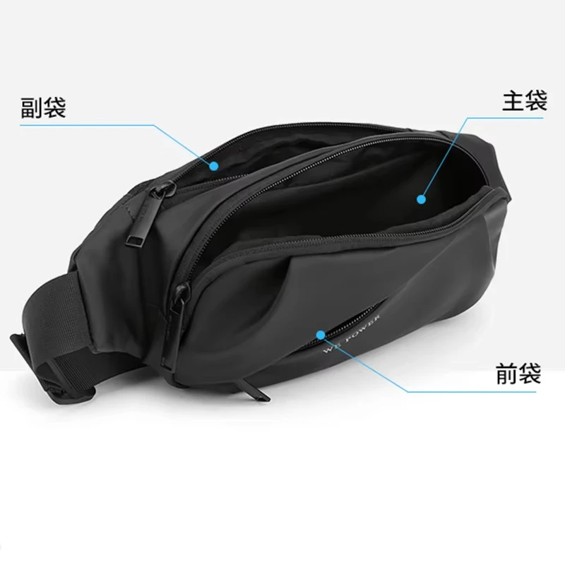 Primer plano del tejido impermeable y las costuras