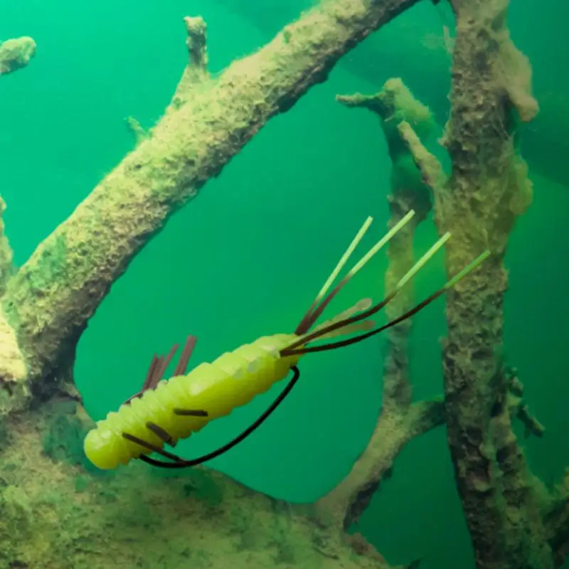 Cebo suave Jackall de alta gravedad específica en forma de camarón WAMWAM48/60, pesca de perca competitiva, obstáculo sumergido de pozo negro - imagen 4