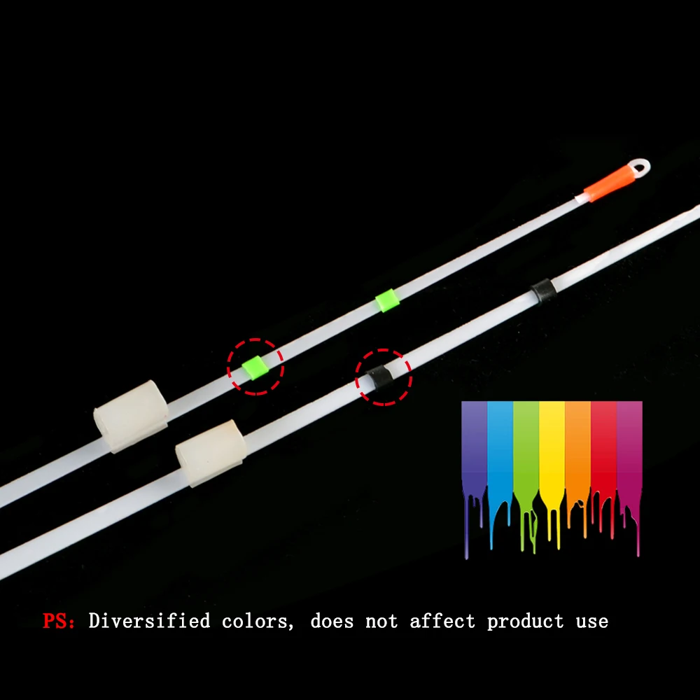 FISH KING-caña de pescar en hielo, plástico superior, 5 unidades/lote, 10cm/12cm/14cm/16cm/18cm, aparejos de pesca portátiles para invierno al aire libre - imagen 4