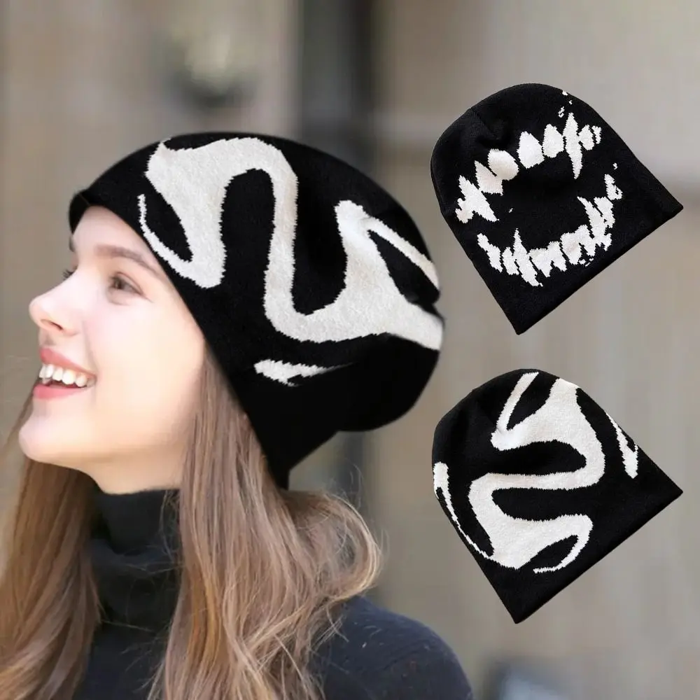 Gorra de pesca cálida tejida Jersey estilo streetwear Y2K mujer - imagen 4