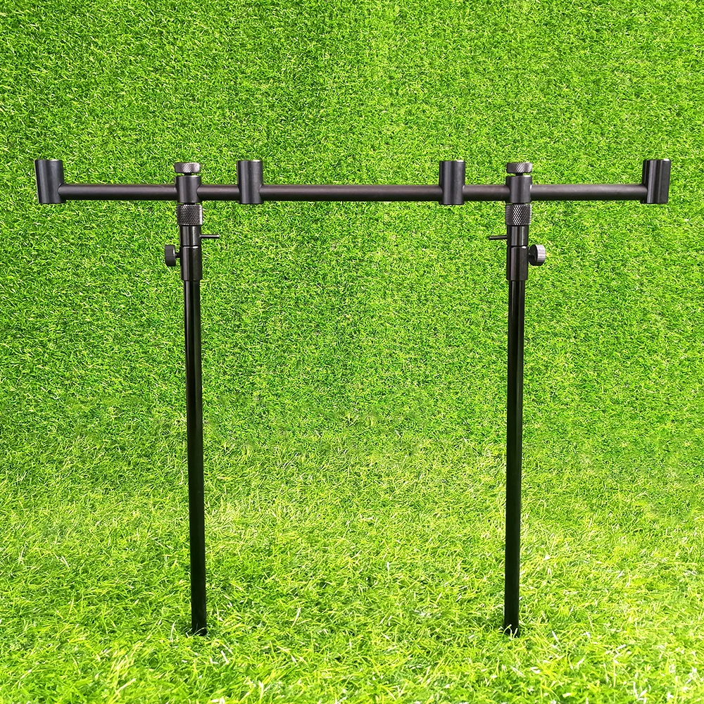 Hirisi-caña de pescar de carpa, palo bancario y barra de zumbido, accesorios de pesca con cabeza de apoyo - imagen 5