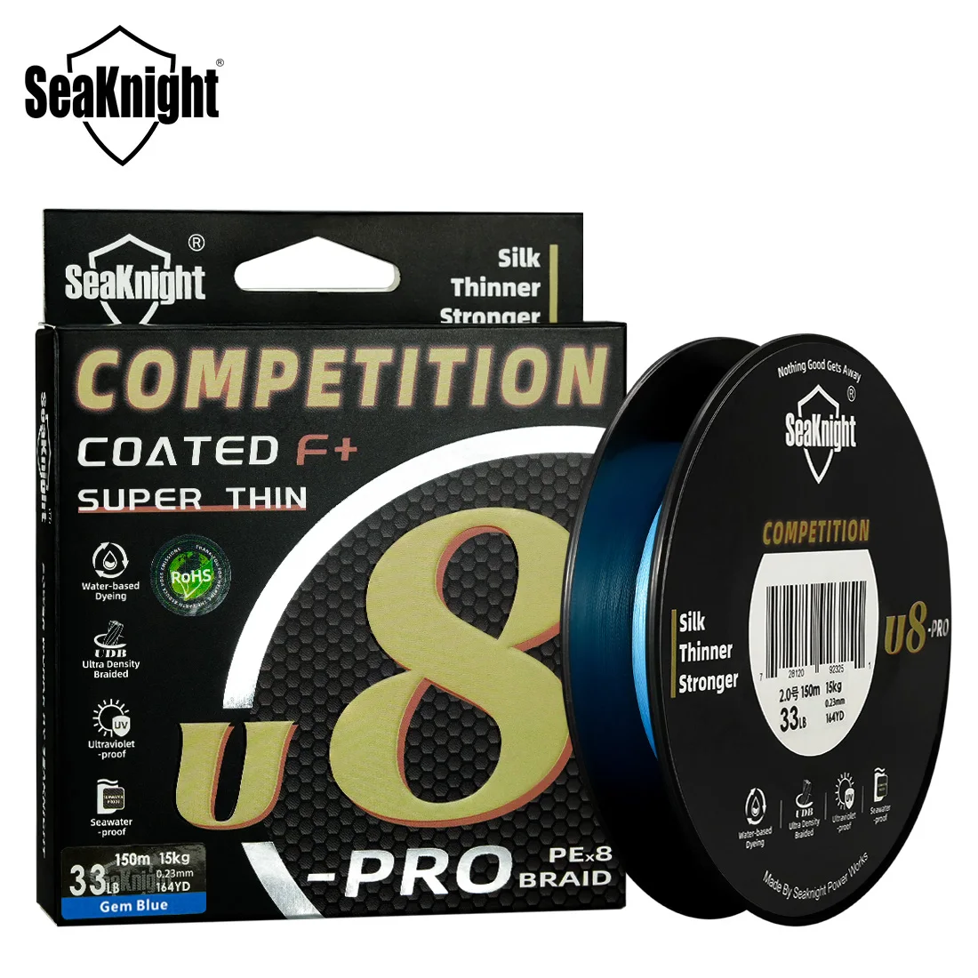 SeaKnight Super Smooth U8 Pro – Línea PE 8 Hilos Si+Coating para Competición - imagen 3