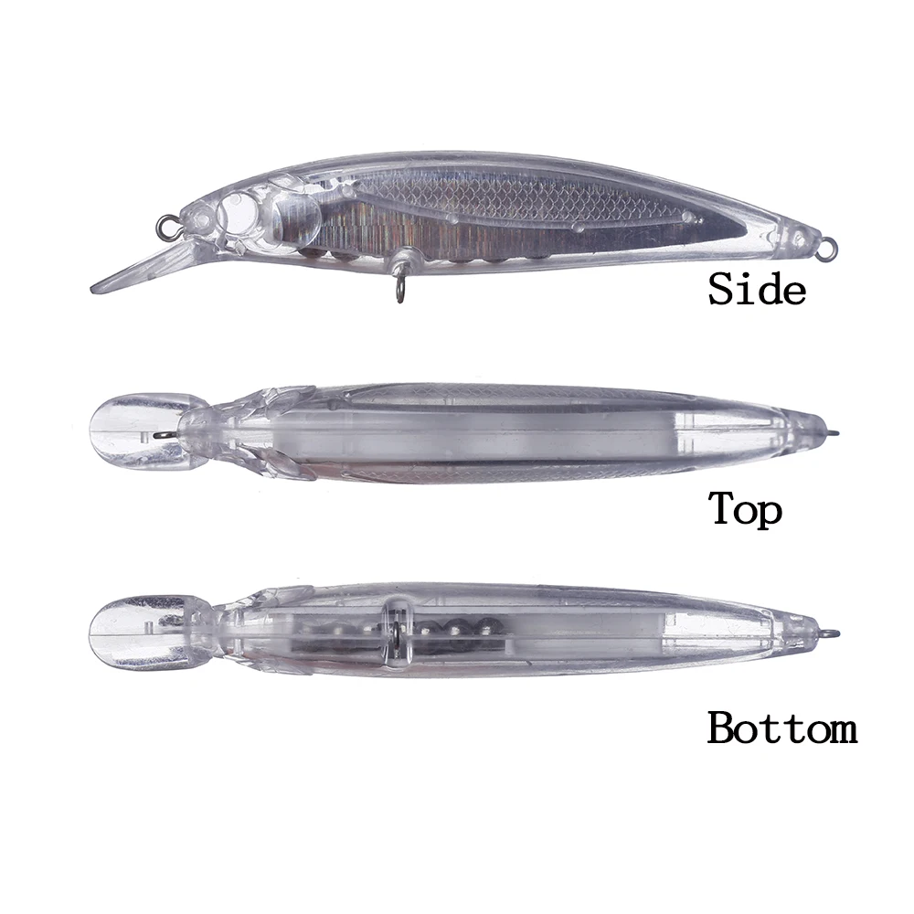Chan'sHuang-Señuelos de Pesca artificiales, 20 piezas, sin pintar, 110mm, 12,3g - imagen 3