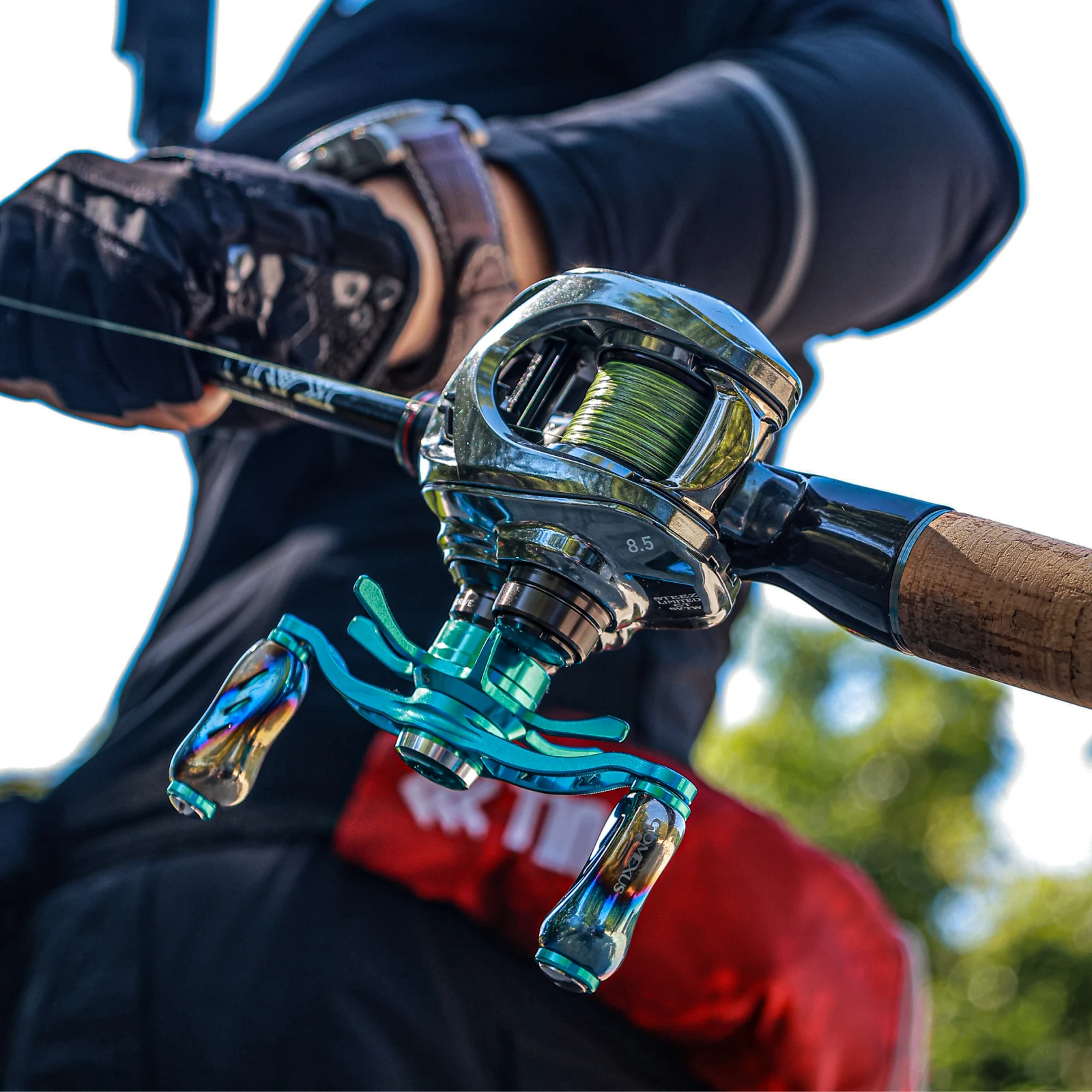 Gomexus Star Drag Compatible con lanchas izquierda y derecha, baitcatsers Daiwa, aluminio, para pesca en agua dulce - imagen 3