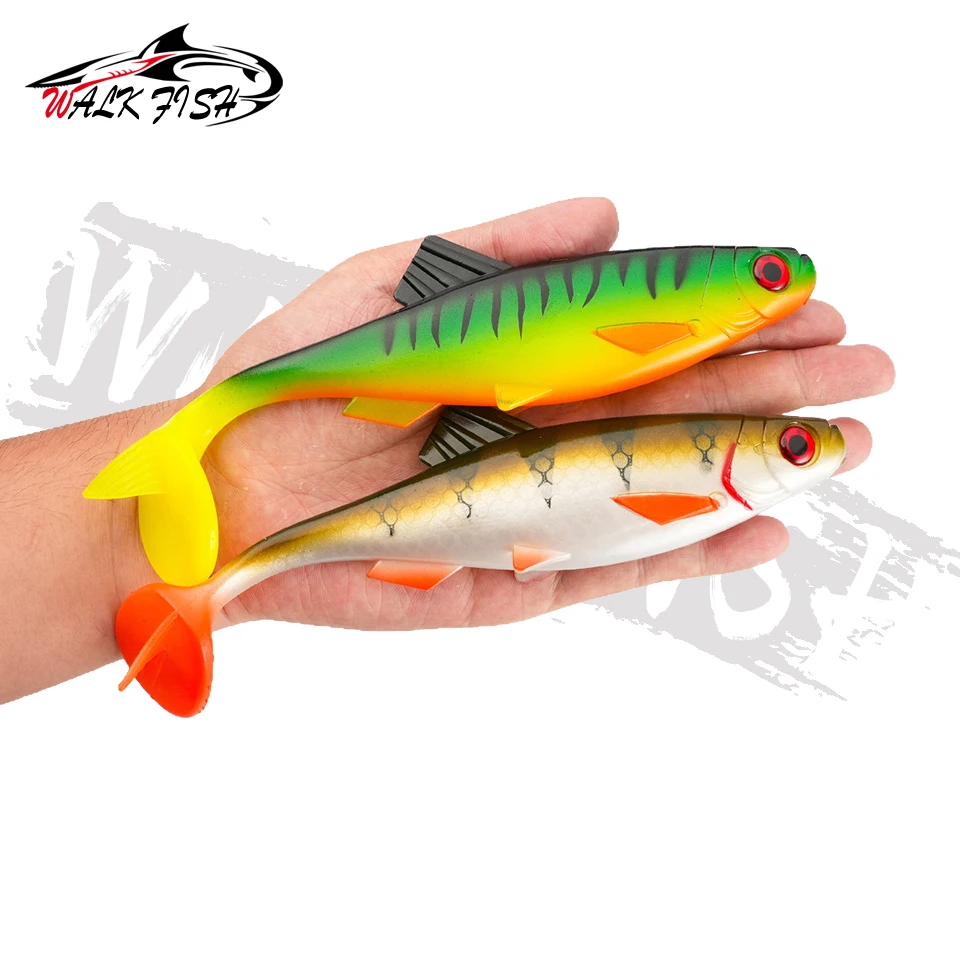Walk Fish Swimbait grande suave Señuelo para perca y lucio - imagen 4