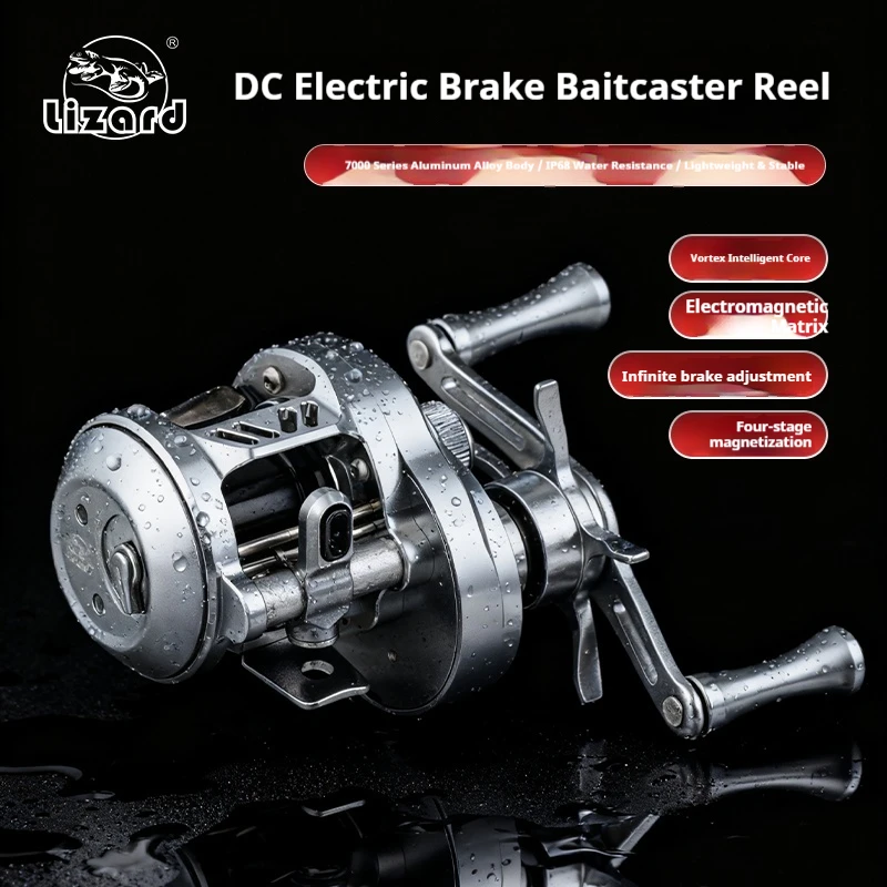 Carrete baitcasting Lizard BOKI PRO DC 7.6 para micro señuelos
